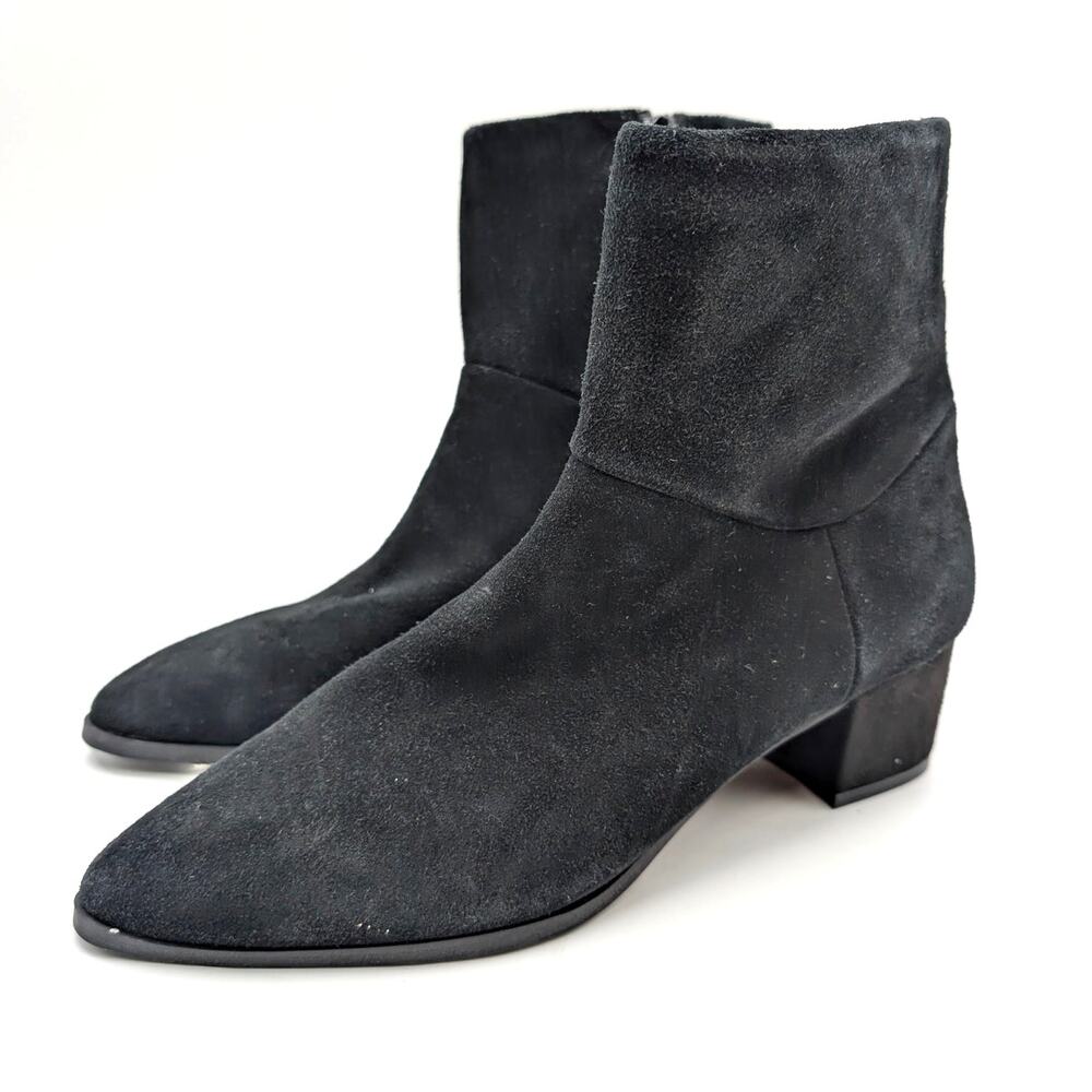 Blondo Amy Waterproof Ankle Bootie Side Zip Women's Black Size US8M EU38